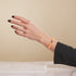 Orange | 925er Sterlingsilber | Armband mit bösem Blick aus Kristall